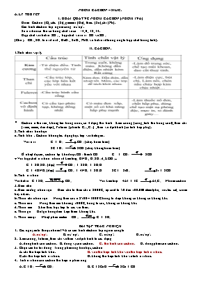 Chuyên đề Hóa học Lớp 11 - Nhóm Cacbon  Silic
